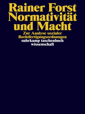 cover image of Normativität und Macht